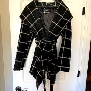 Tie-front Winter Coat